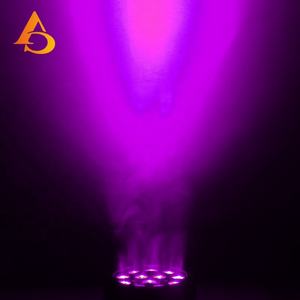 AICPOSE Nueva Mini Lámpara Par LED con Efecto, 12 Piezas de 3W, Luz Par LED Mini para Escenario, Luz Par Púrpura - Product Image 6