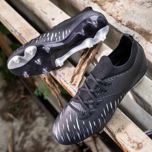 Chaussures de football unisexes pour adultes, vente en gros d'usine, tige <span class=keywords><strong>synthétique</strong></span>, crampons longs, semelle extérieure EVA, semelle intermédiaire PVC, modèle été/hiver 2505 - Product Image 3