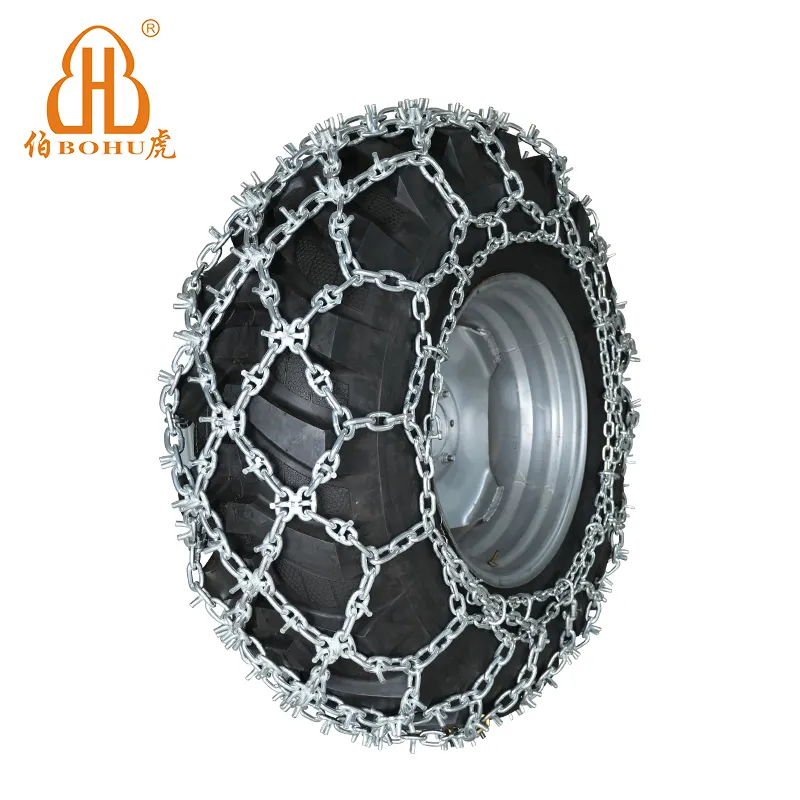 BOHU High Quality Forestry Skidder Tire Chains Heavy Duty Forestry Chain Forestry Wheel Track Chain