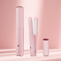 Lisseur de cheveux sans fil portable multicolores, chauffage rapide, lissage et bouclage, fer à lisser rechargeable pour toutes les coiffures