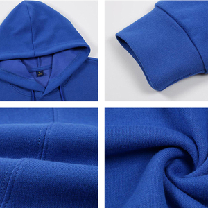 W50006 Sweat-shirts à capuche pour hommes, brodés et imprimés, à manches longues, avec cordon de serrage au col, coupe oversize, style pull - Product Image 3