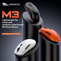 Ratón Inalámbrico para Juegos Smailwolf M3+ de Triple Modo, 12000 DPI, S205 RGB, 6 Botones Programables para PC, Portátil, Esports y Gamers
