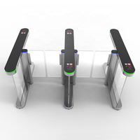 Barrière tournante automatique à haut débit avec construction en acier inoxydable 304, code RFID et QR, fournie directement par l'usine