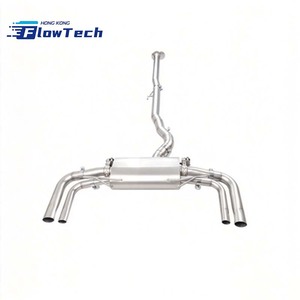 ระบบท่อไอเสีย FlowTech SS304 Valvetronic Catback พร้อมปลายท่อเก็บเสียง สำหรับ Mercedes-AMG CLA45 W117 M133 2.0T ปี 2013-2019 – ติดตั้งแบบ Direct Bolt-On - Product Image 4
