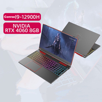 Ordinateur portable personnalisable 16 pouces 12e génération I9 4050/4060 8G, rendu de conception de jeu en métal graphique dédié