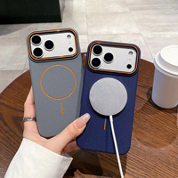 Coque de téléphone effet peau très vendue pour iPhone 17 Pro Max, étui de téléphone en TPU, design sportif, protection de téléphone portable