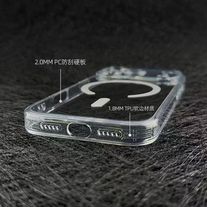 Funda Protectora Transparente <span class=keywords><strong>de</strong></span> TPU para Cámara con Carga Inalámbrica Magnética para <span class=keywords><strong>iPhone</strong></span> 17 16 15 <span class=keywords><strong>14</strong></span> <span class=keywords><strong>Plus</strong></span> 13 Pro Max 12 - Product Image 4