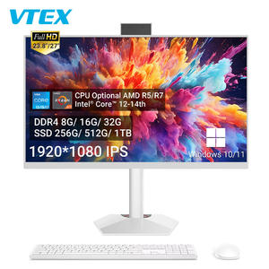 23,8 "27" новая модель все в одном ПК всплывающая камера для распознавания лица IPS VA экран Type-C Win11 все в одном компьютере - Product Image 1