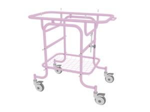 Lit médical réglable pour bébé avec 10 positions d'inclinaison et 4 roulettes, lit d'hôpital pédiatrique en plastique ABS pour usage hospitalier - Product Image 4