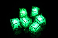 Cubetto di Ghiaccio LED Attivato dall'Acqua con Cambio Colore Automatico Rapido/Lento per Bar