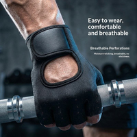 Leichte Halbfinger-Trainingshandschuhe für Männer und Frauen Atmungsaktiv Rutschfest Fitness Yoga Pilates Bodyweight-Trainingsausrüstung OEM