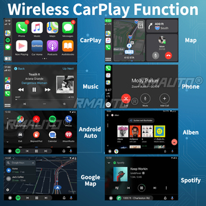 RMAUTO ระบบไร้สาย Apple CarPlay NTG 5.0 5.1 สำหรับรถยนต์ Mercedes Benz C-Class W205 GLC ปี 2015-2018 รองรับ Android Auto Mirror Link AirPlay Car Play - Product Image 4