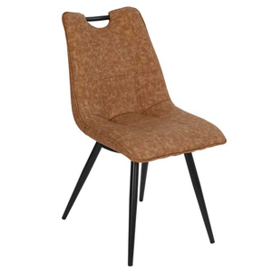 Free Sample Modern Room Green Dinning White Club Live Dine Faux Genuine <strong>Tan</strong> Grey Luxury Industrial Pink <strong>Leather</strong> Dining <strong>Chair</strong> - Product Image 4