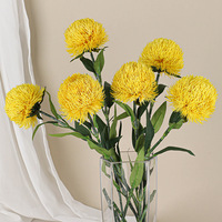 Y-208 Nouvelle Offre : Magnifique Plante Artificielle, Œillet Vert Écologique et Durable pour Décoration Maison, Mariage, Noël et Nouvel An