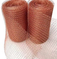 Rollo de Malla de Alambre de Cobre Trenzado de Primera Calidad, 99.9% Puro, Flexible y Cortable, para Protección Electromagnética