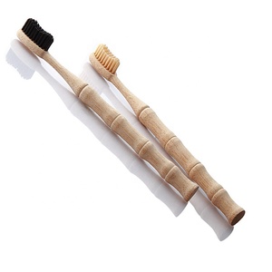 Eco-Friendly Bamboo Toothbrushes Reusable Portable Adult Wooden Soft Tooth Brush For Home Travel Hotel