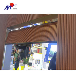 Venta al por mayor moderno automático deslizante de metal seccional muy silencioso Pperation rejilla de aluminio puerta de garaje para Villa - Product Image 2