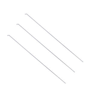 45 rayons en acier argentés 14G 233mm 235mm 253mm 261mm 263mm 265mm 288mm 289mm 290mm pour VTT et vélo de route - Product Image 4