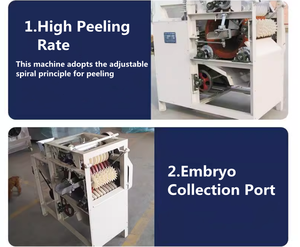 Mesin pengupas kulit kacang kacang basah kacang kedelai pengupas/pengolahan basah kacang Almond pengupas kulit - Product Image 2