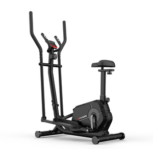 Vélo <span class=keywords><strong>elliptique</strong></span> <span class=keywords><strong>professionnel</strong></span> magnétique avec siège réglable pour entraînement cardio à domicile et cross-trainer - Product Image 4