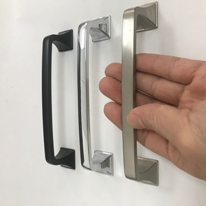 Maniglie per Mobili e Cassetti in Zamak Pressofuso, Lega di Zinco Nero Opaco e Nichel Satinato per Armadi e Cucine - Product Image 3