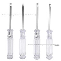Tournevis 3.0 avec manche en cristal, embouts cruciformes, plats et Torx, ensemble complet, outils métriques pour ordinateur, en acier au chrome-vanadium