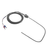 Sensor de Temperatura para Equipos de Polvo, Termómetro de Resistencia de Platino PT100 Roscado