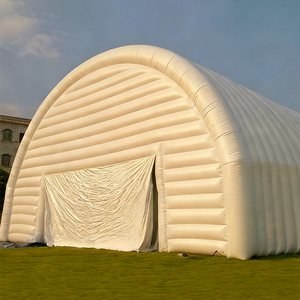 Grand blanc jaune personnalisé 6m 8m 10m 12m 15m Igloo gonflable extérieur étanche et portable tente dôme de fête d'événement - Product Image 2