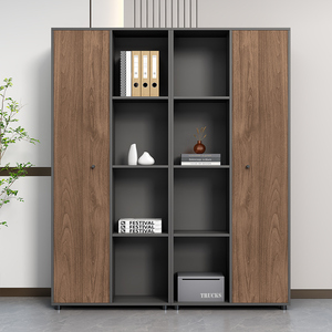 Armoire de bureau moderne avec design de jardinière, meuble en bois pour le rangement de plantes d'intérieur, efficacité de l'espace de travail pour une utilisation scolaire - Product Image 6