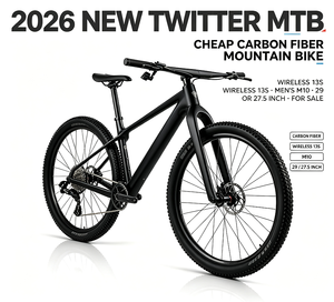 Bicicleta Masculina Twitter M10 MTB em Fibra de Carbono, Sem Fio, 13 Velocidades, 29/27.5 Polegadas, Ótimo Custo-Benefício para Ciclismo em Trilhas de Montanha - Product Image 2