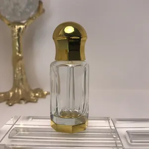 Custom Parfum Fles Handgepolijst Attar Glas Oud Parfum Olie Tola Fles Met Zamac Cap