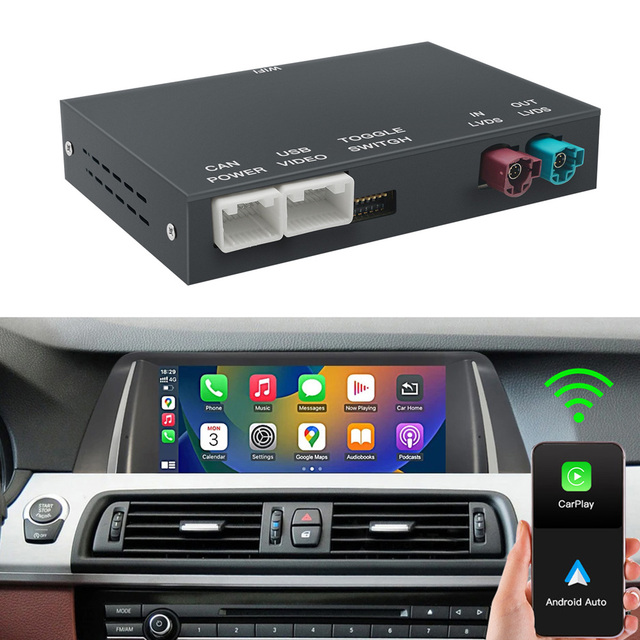 Autoabc Car DVD Player BOX Wireless Apple CarPlay Modular for BMW EVO/CCC 1 2 3 4 5 7 X1 X2 X3 X4 X5 X6 MINI System Android Auto