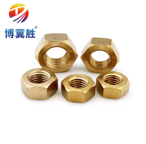Đai ốc lục giác bằng đồng thau bền, sản xuất chính xác, chất lượng đảm bảo - Product Image 1