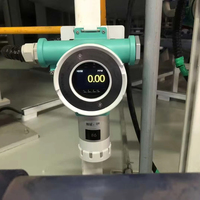 Détecteur de gaz fixe mural en ligne, haute précision, pour tuyaux métalliques, écran HD 2 pouces, sortie relais 4-20mA RS485 Modbus, IP66
