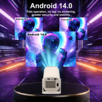 Projecteur de Jeux Intelligent U5 avec Plus de 36 000 Jeux, Allwinner H723, Android 14, Décodage 720P, WiFi 6, Console Rétro 2-en-1, Home Cinéma Portable