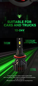 Bombillas LED para Faros Delanteros de 12/24V 60W, Iluminación Automotriz de Alta Eficiencia, Haz de Luz Blanca de 6500K, Compatible con H1/H3/H4/H7/H11/9005/9012 - Product Image 4