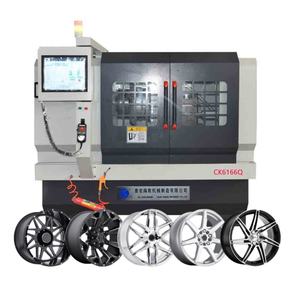 Tour CNC 3 axes robuste <span class=keywords><strong>Super</strong></span> Finishing CK6166Q pour le découpage efficace de jantes en alliage et de diamants - Product Image 1