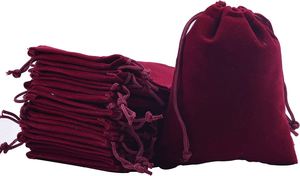 Sacs en velours personnalisés avec logo, pochettes à cordon rose pour emballage, rangement, bijoux, cosmétiques, sacs anti-poussière – Fabrication directe - Product Image 5