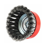 Brosse métallique industrielle haute efficacité pour le polissage des métaux et l'élimination de la rouille, disponible en OEM
