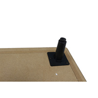 SCVIBE Ensemble de tennis de table portable et pliable, mini, en MDF, avec filet |   Équipement sportif pour enfants pour fêtes de famille en intérieur/extérieur