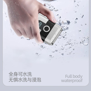 StrongWolf Mini Electric Shaver Triple Blade Reciprocating Rechargeable Waterproof Men's Travel Shaver - Product Image 2