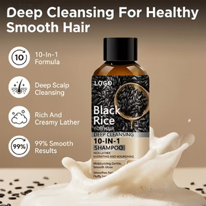 <span class=keywords><strong>Shampoing</strong></span> Antichute Personnalisé en Gros 100g au Riz Noir Bio et Kératine, Nettoyage Profond du <span class=keywords><strong>Cuir</strong></span> <span class=keywords><strong>Chevelu</strong></span>, Hydratant, Doux et Lissant, Logo Personnalisé OEM - Product Image 5