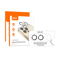 Protection d'objectif d'appareil photo 3D AR AF pour iPhone Duo 18 Pro 18 Pro Max, film en verre trempé anti-rayures, vente en gros de protections d'objectif