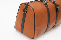 Maletín de Cuero Genuino Personalizado con Logotipo, de Lujo, Impermeable, Estilo Vintage, para Portátil, con Cierre, para Negocios, Plegable