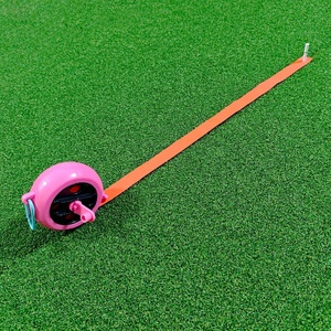 Règle de distance de putting et de chipping SwingPerfect <span class=keywords><strong>Golf</strong></span>, ruban à mesurer rétractable 7,5 m, bande en tissu, trous pour tees, portable, ambidextre - Product Image 2