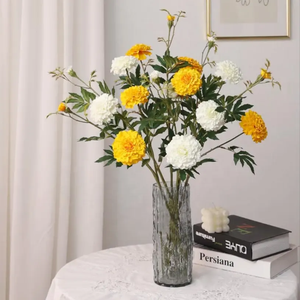 Venta al por mayor de fábrica, <span class=keywords><strong>ramo</strong></span> de flores artificiales de caléndula, flores de Cosmos, gerbera, decoración para el hogar y la sala de estar, <span class=keywords><strong>ramo</strong></span> de flores de imitación - Product Image 6
