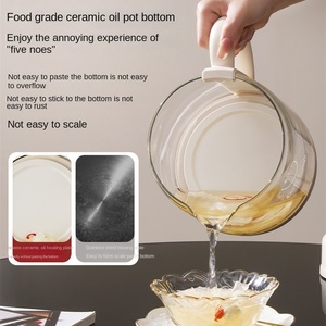 Bouilloire électrique sans fil avec infuseur, en verre borosilicate, design pliable, arrêt automatique, capacité de 1,8 L pour usage domestique - Product Image 6