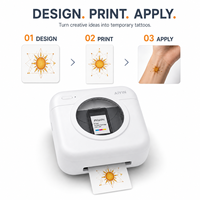 Impresora Térmica de Papel para Tatuajes Temporales Personalizados AIYIN C2, Portátil de 2 Pulgadas y 203dpi para Impresión de Fotos y Diseños Creativos