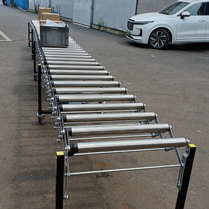 ड्राइविंग रोलर कन्वेयर कंवोयूर पट्टी मोटर फूड के लिए रिट्रेटेबल बेल्ट कन्वेयर - Product Image 4