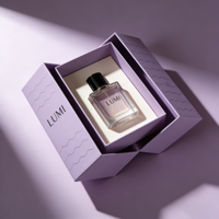 Boîte à parfum GOTOP à double porte, fermeture magnétique, doublure en velours, recyclable, luxe, antichoc, gaufrage, pelliculage mat